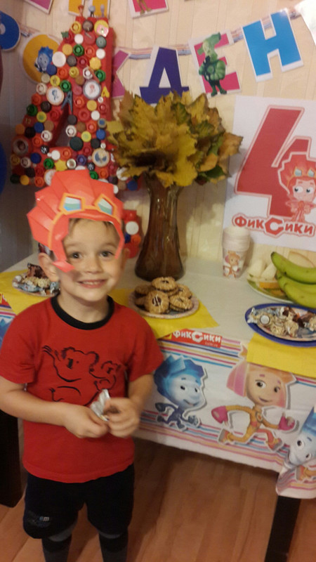 Мишеньке 4 года день рождения в стиле Фиксики фотографии оформления кэ